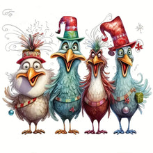 Load image into Gallery viewer, Funny Chicken 40*40CM(Canvas) Full Round Drill Diamond Painting
