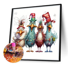 Load image into Gallery viewer, Funny Chicken 40*40CM(Canvas) Full Round Drill Diamond Painting
