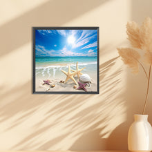 Load image into Gallery viewer, Beach Starfish 30*30CM(Canvas) Full Round Drill Diamond Painting
