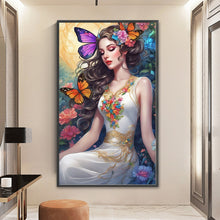 Load image into Gallery viewer, Butterfly Beauty - 40*65CM 11CT Stamped Cross Stitch
