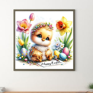 Easter Chick 30*30CM(Canvas) Full Round Drill Diamond Painting