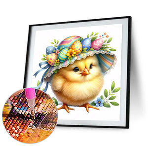 Easter Chick 30*30CM(Canvas) Full Round Drill Diamond Painting