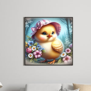 Easter Chick 30*30CM(Canvas) Full Round Drill Diamond Painting