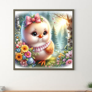 Easter Chick 30*30CM(Canvas) Full Round Drill Diamond Painting