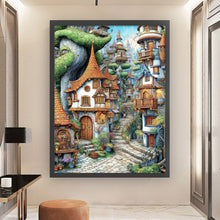 Load image into Gallery viewer, Castle - 45*60CM 16CT Stamped Cross Stitch
