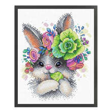 Load image into Gallery viewer, Charming Bunny - 20*25CM 14CT Stamped Cross Stitch
