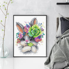 Load image into Gallery viewer, Charming Bunny - 20*25CM 14CT Stamped Cross Stitch
