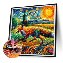 Load image into Gallery viewer, The Running Fox In Van Gogh&#39;S Eyes 30*30CM(Canvas) Full Round Drill Diamond Painting
