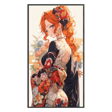 Load image into Gallery viewer, Japanese Style Girl - 40*70CM 11CT Stamped Cross Stitch
