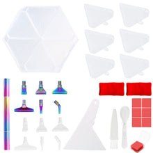 Load image into Gallery viewer, Diamond Painting Tool Accessory Tray Kit with Brush Spoon Glue Clays (Set 3)
