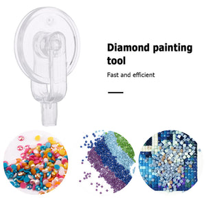 5 Pcs Diamond Paintng Art Wheel with 2Pcs Diamond Painting Glue Clay (White)