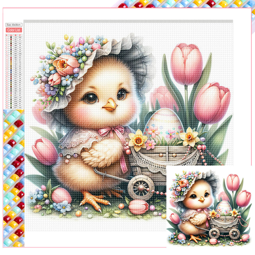 Easter Chick 30*30CM(Picture) Full Square Drill Diamond Painting