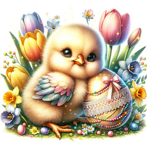 Easter Chick 30*30CM(Picture) Full Square Drill Diamond Painting