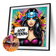 Load image into Gallery viewer, Dark Girl 30*30CM(Canvas) Full Round Drill Diamond Painting
