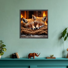 Load image into Gallery viewer, Fox 30*30CM(Canvas) Full Round Drill Diamond Painting
