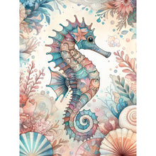 Load image into Gallery viewer, Flowers Seahorse 30*40CM(Canvas) Full Round Drill Diamond Painting
