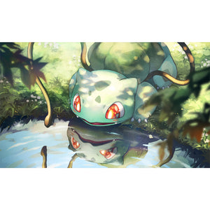 Bulbasaur 50*30CM(Canvas) Full Round Drill Diamond Painting