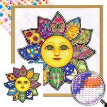 Load image into Gallery viewer, Flower Of The Sun 40*40CM(Picture) Full AB Round Drill Diamond Painting
