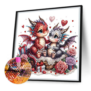 Love Unicorn 30*30CM(Canvas) Partial Special Shaped Drill Diamond Painting