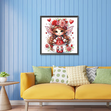 Load image into Gallery viewer, Rose Elf 30*30CM(Canvas) Partial Special Shaped Drill Diamond Painting
