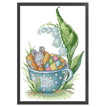 Load image into Gallery viewer, Little Mouse In Sleep - 21*30CM 14CT Stamped Cross Stitch(Joy Sunday)
