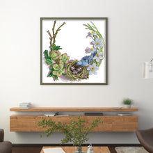 Load image into Gallery viewer, Bird&#39;S Nest Garland - 34*33CM 14CT Stamped Cross Stitch(Joy Sunday)
