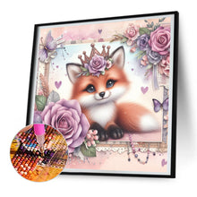 Load image into Gallery viewer, Rose Fox 30*30CM(Canvas) Full Round Drill Diamond Painting
