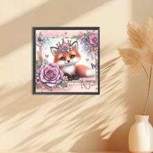 Load image into Gallery viewer, Rose Fox 30*30CM(Canvas) Full Round Drill Diamond Painting
