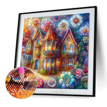 Load image into Gallery viewer, Stone House 30*30CM(Canvas) Full Round Drill Diamond Painting
