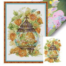 Load image into Gallery viewer, The Dwarf In The Lantern - 25*34CM 14CT Stamped Cross Stitch(Joy Sunday)
