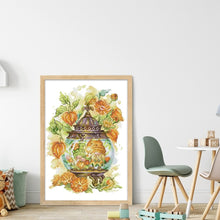 Load image into Gallery viewer, The Dwarf In The Lantern - 25*34CM 14CT Stamped Cross Stitch(Joy Sunday)
