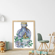 Load image into Gallery viewer, Night In A Magic Bottle - 22*29CM 14CT Stamped Cross Stitch(Joy Sunday)
