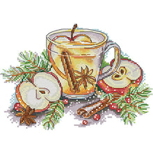 Load image into Gallery viewer, Apple Afternoon Tea - 26*19CM 14CT Stamped Cross Stitch(Joy Sunday)
