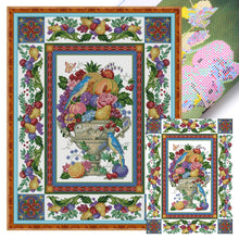 Load image into Gallery viewer, Gorgeous Fruit Bowl - 37*48CM 14CT Stamped Cross Stitch(Joy Sunday)
