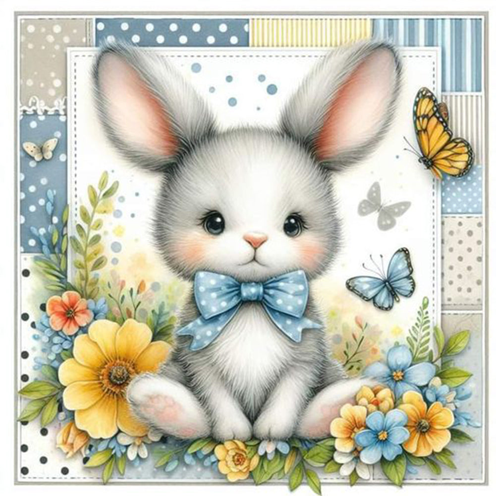 Bunny 30*30CM(Canvas) Full Round Drill Diamond Painting