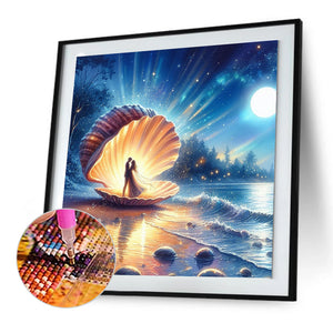 Seashell Beauty 30*30CM(Canvas) Full Round Drill Diamond Painting