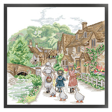 Load image into Gallery viewer, On The Way To School - 33*35CM 14CT Stamped Cross Stitch(Joy Sunday)
