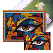 Load image into Gallery viewer, Eye - 41*31CM 14CT Stamped Cross Stitch(Joy Sunday)
