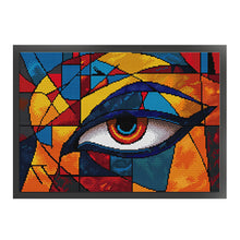 Load image into Gallery viewer, Eye - 41*31CM 14CT Stamped Cross Stitch(Joy Sunday)
