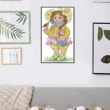 Load image into Gallery viewer, Spring Girl - 17*31CM 14CT Stamped Cross Stitch(Joy Sunday)
