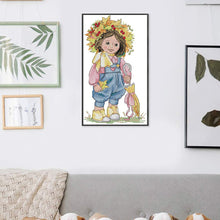 Load image into Gallery viewer, Autumn Girl - 19*33CM 14CT Stamped Cross Stitch(Joy Sunday)
