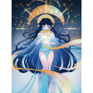 Goddess - 40*55CM 11CT Stamped Cross Stitch