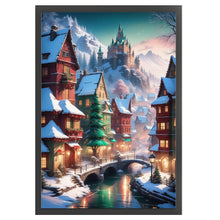 Load image into Gallery viewer, Winter Village - 40*60CM 11CT Stamped Cross Stitch
