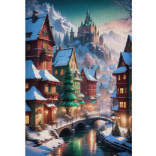 Load image into Gallery viewer, Winter Village - 40*60CM 11CT Stamped Cross Stitch
