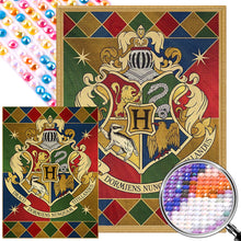 Load image into Gallery viewer, Magic Academy Badge 40*55CM(Picture) Full AB Round Drill Diamond Painting
