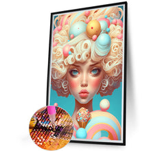 Load image into Gallery viewer, Candy Girl 40*60CM(Picture) Full AB Round Drill Diamond Painting
