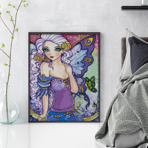 Butterfly Fairy - 40*52CM 14CT Stamped Cross Stitch (Joy Sunday)