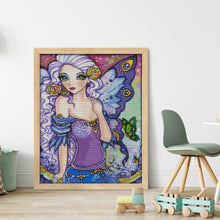 Load image into Gallery viewer, Butterfly Fairy - 40*52CM 14CT Stamped Cross Stitch (Joy Sunday)
