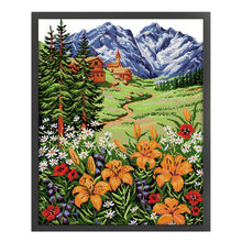 Load image into Gallery viewer, Snow Mountain Spring - 45*53CM 14CT Stamped Cross Stitch(Joy Sunday)
