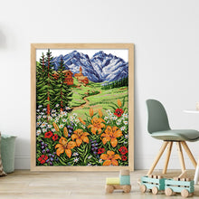 Load image into Gallery viewer, Snow Mountain Spring - 45*53CM 14CT Stamped Cross Stitch(Joy Sunday)
